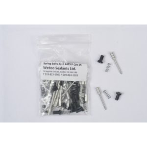 S-485 Plastic Spring Bolts 3/16 inch