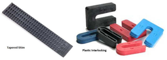 Plastic Interlocking Shims